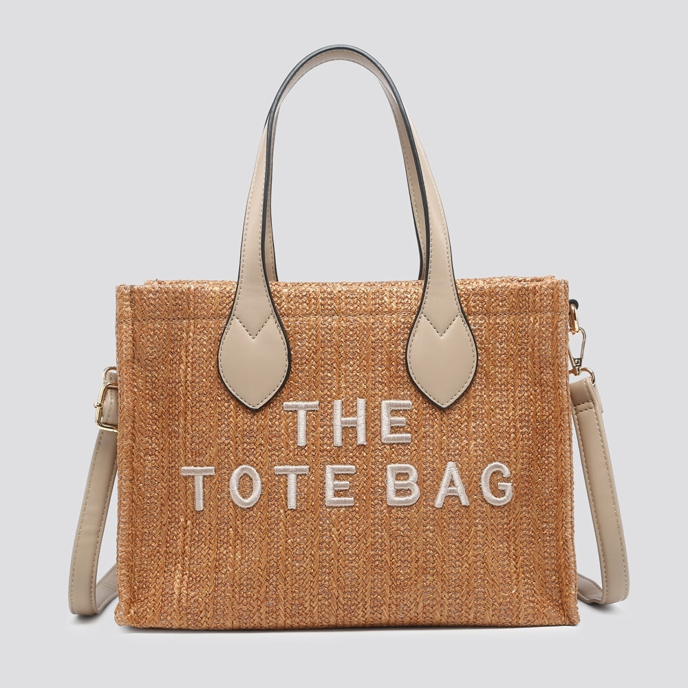 Summer Tote Bag with long Crossbody Strap - Available in 4 Colours