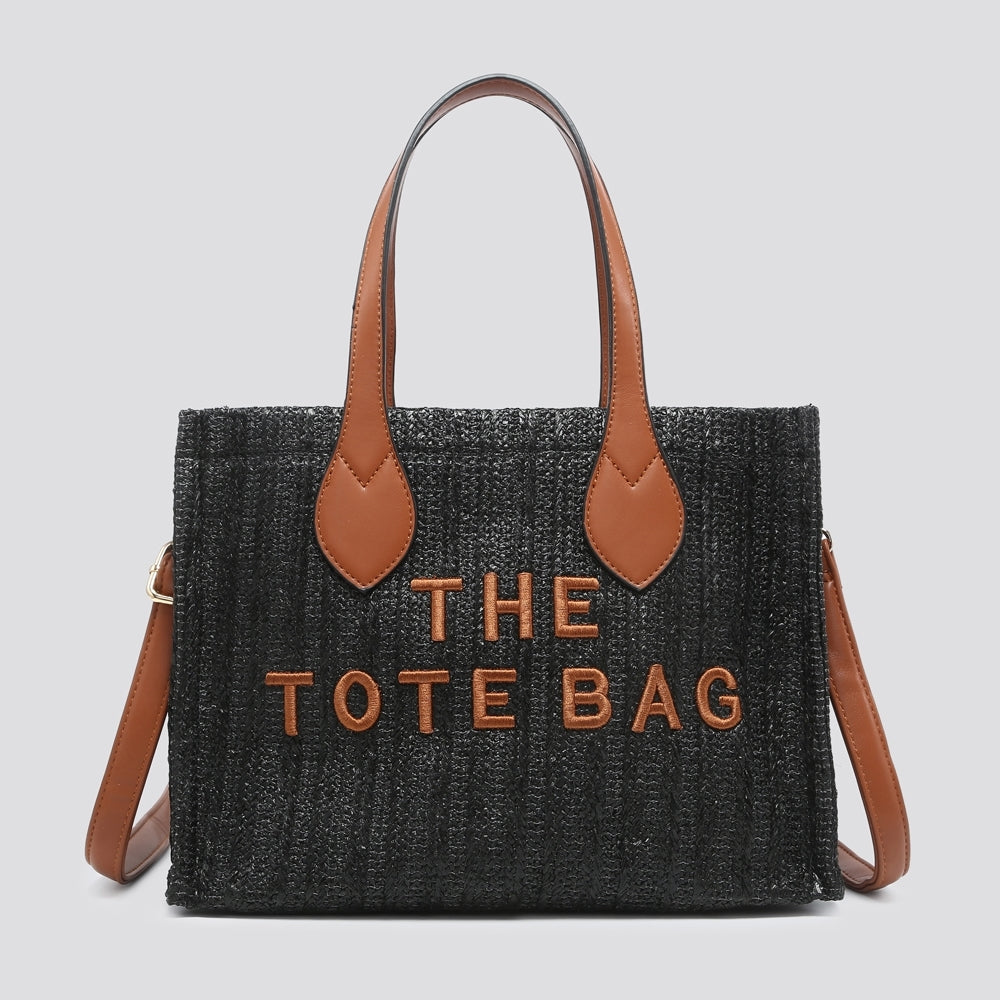 Summer Tote Bag with long Crossbody Strap - Available in 4 Colours