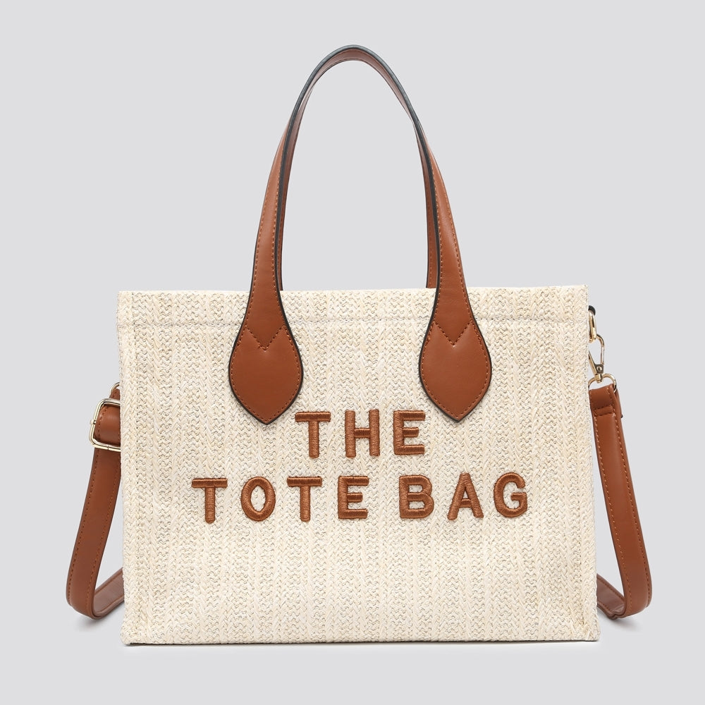 Summer Tote Bag with long Crossbody Strap - Available in 4 Colours