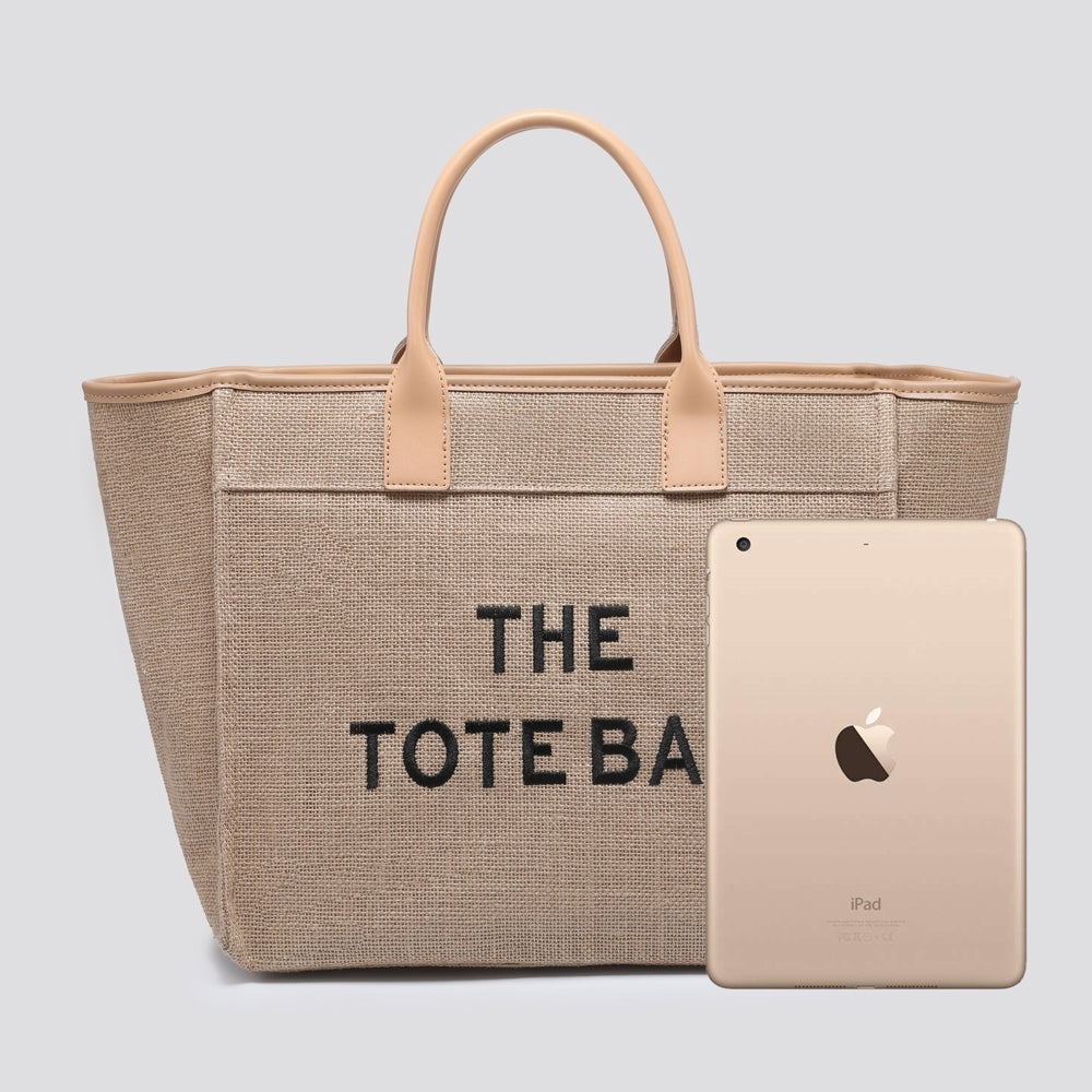 Hessian Tote Bag - Available in 3 Colours