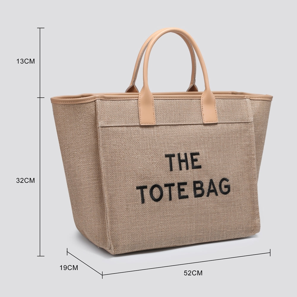 Hessian Tote Bag - Available in 3 Colours