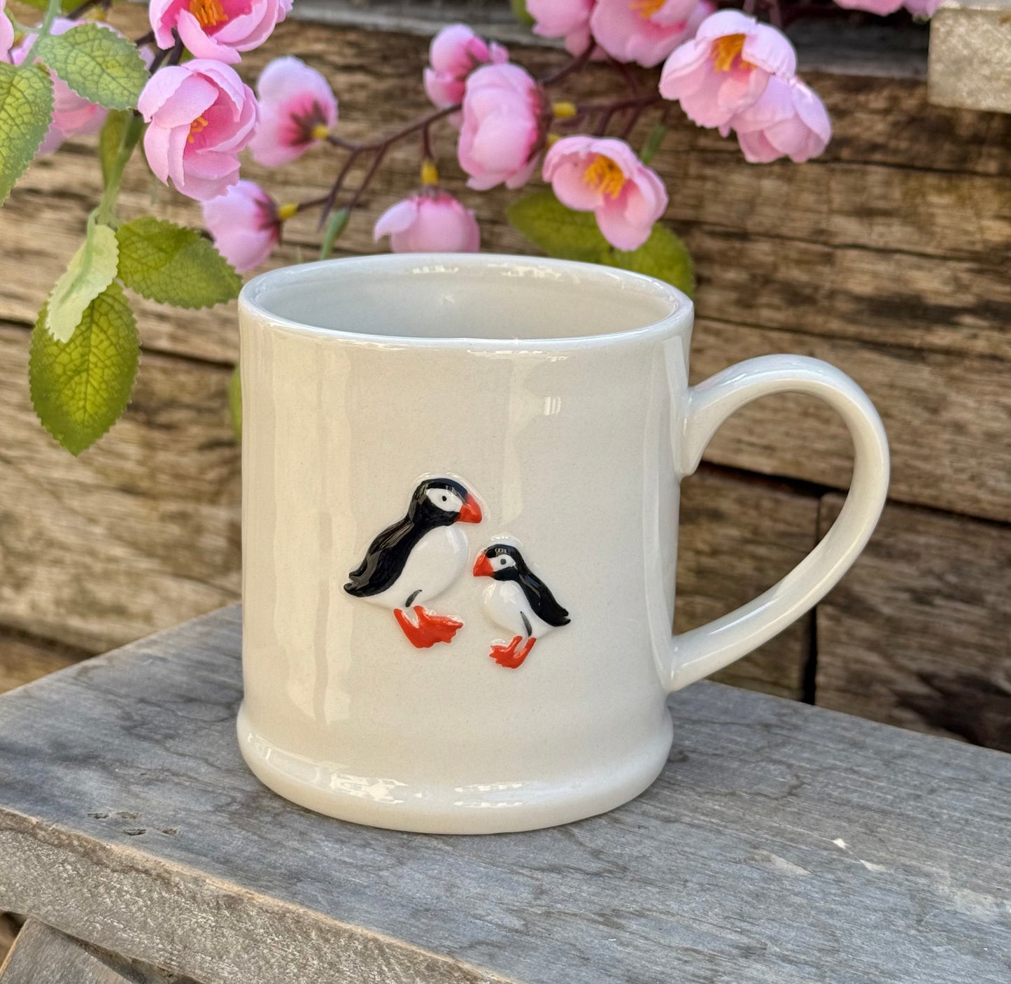 Embossed Animal Stoneware Mugs - Available in 4 designss