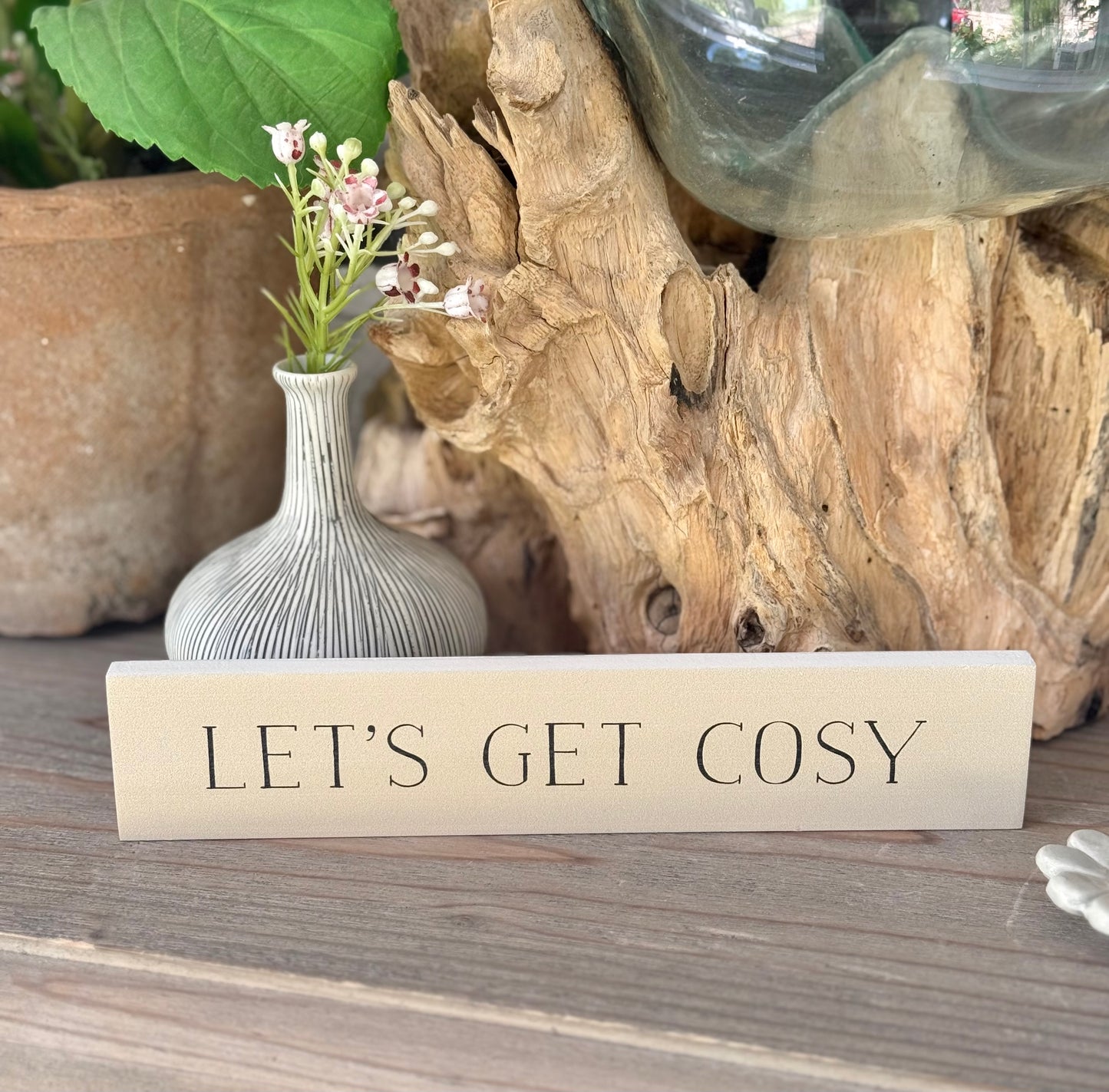 Wooden Autumn Fun Message Plaque/Sign
