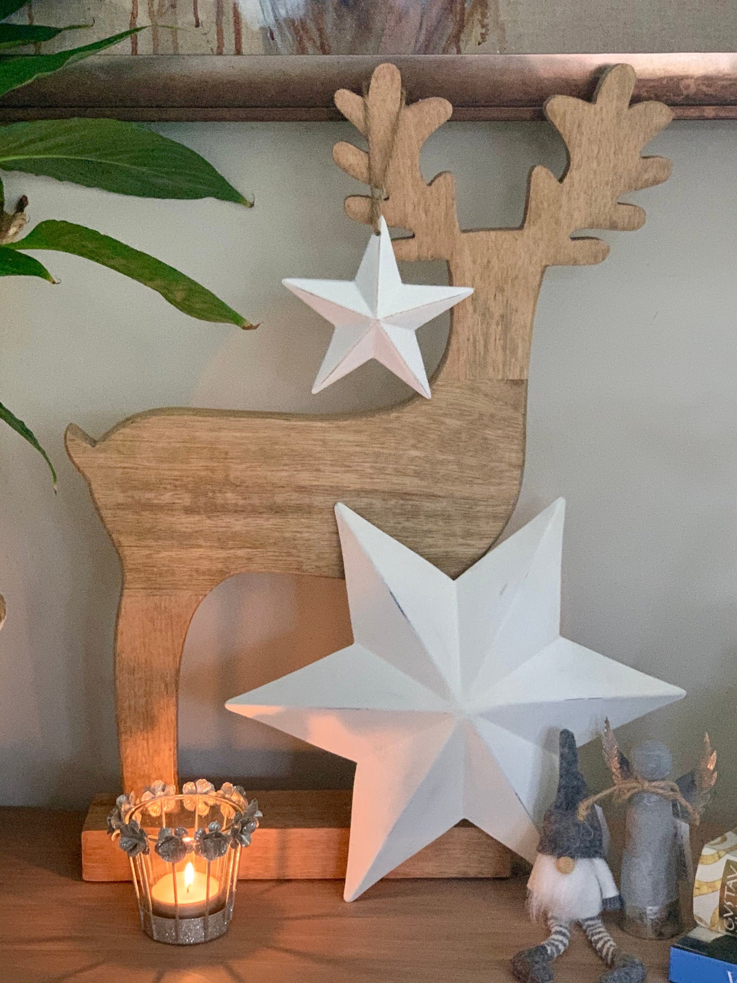 Mango Wood Silhouette Stag - 2 sizes available