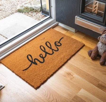 Hello Non-Slip Door Mat - 2 Sizes Available