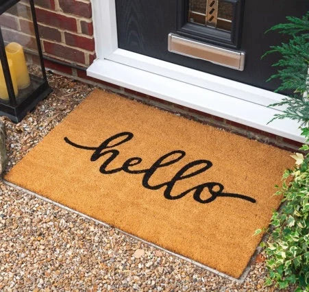 Hello Non-Slip Door Mat - 2 Sizes Available
