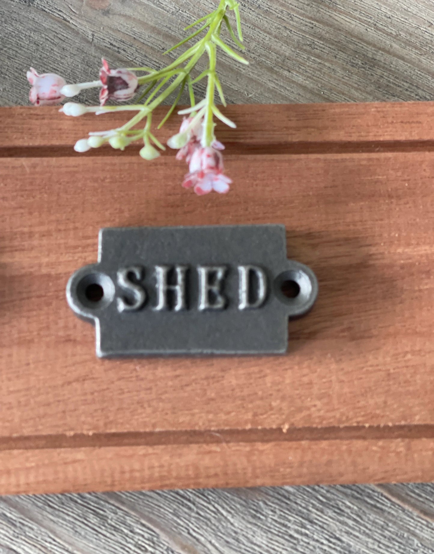 Small Metal Sign - Loo, Shed, Toilet