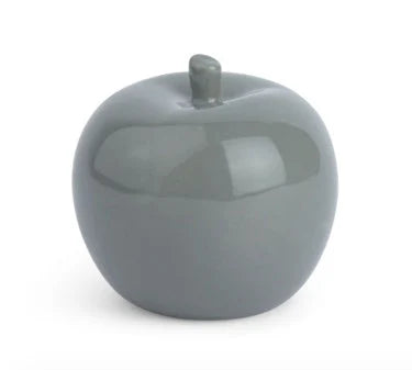 Grey Glazed Apple and Pear Ornament
