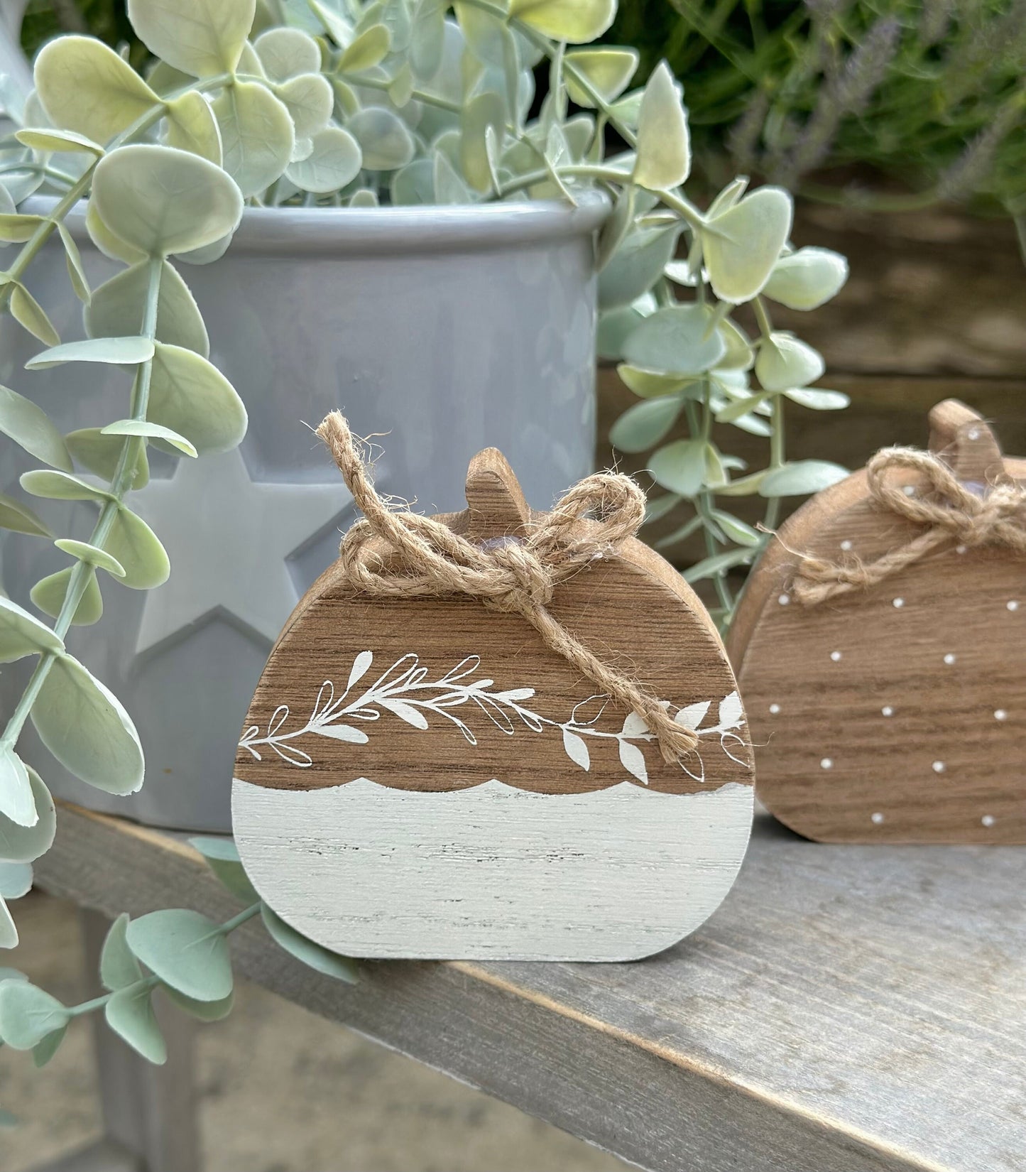 Autumn Wooden Pumpkins: available in 3 designs