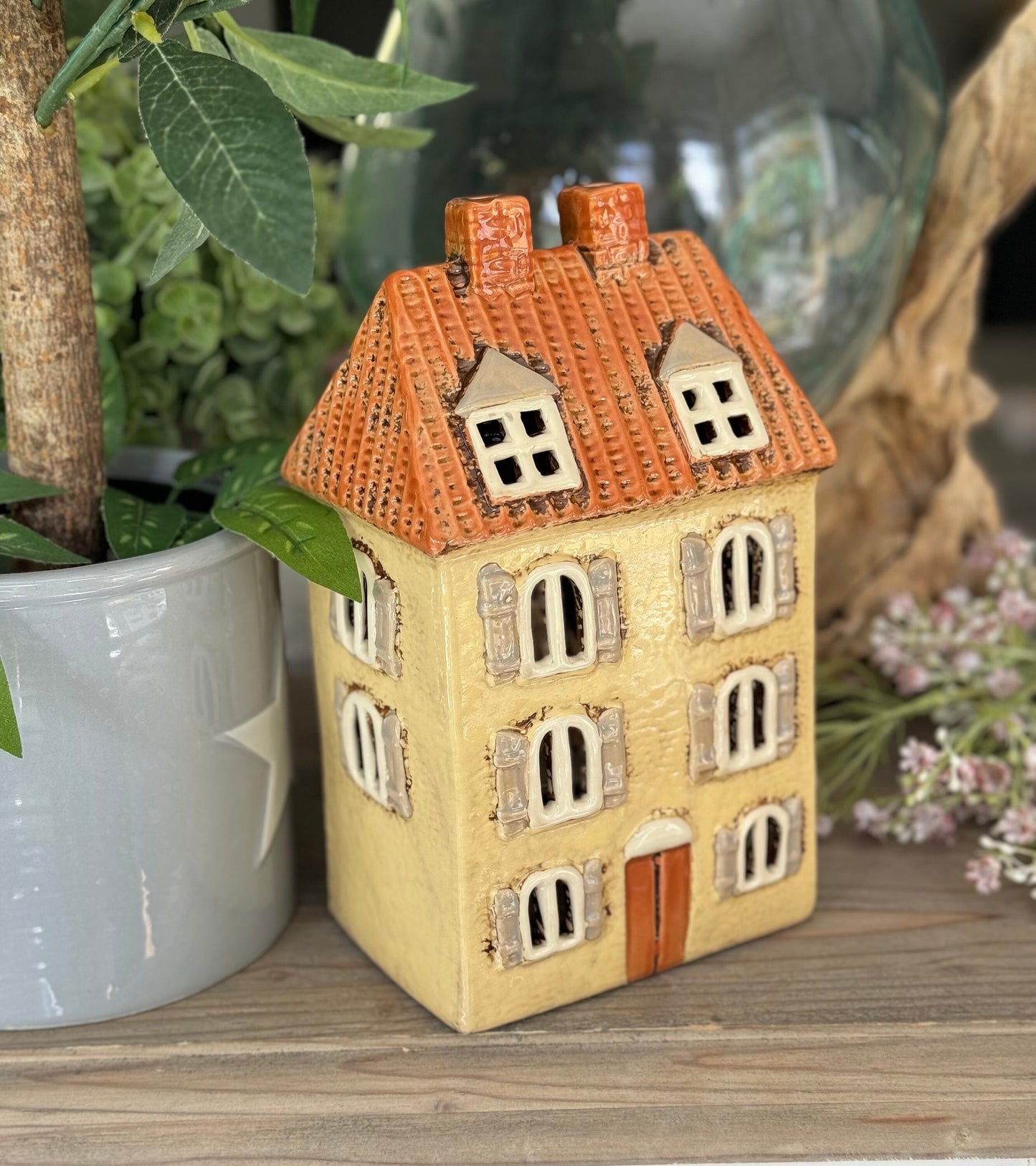 French Country Chateau Candle Holder