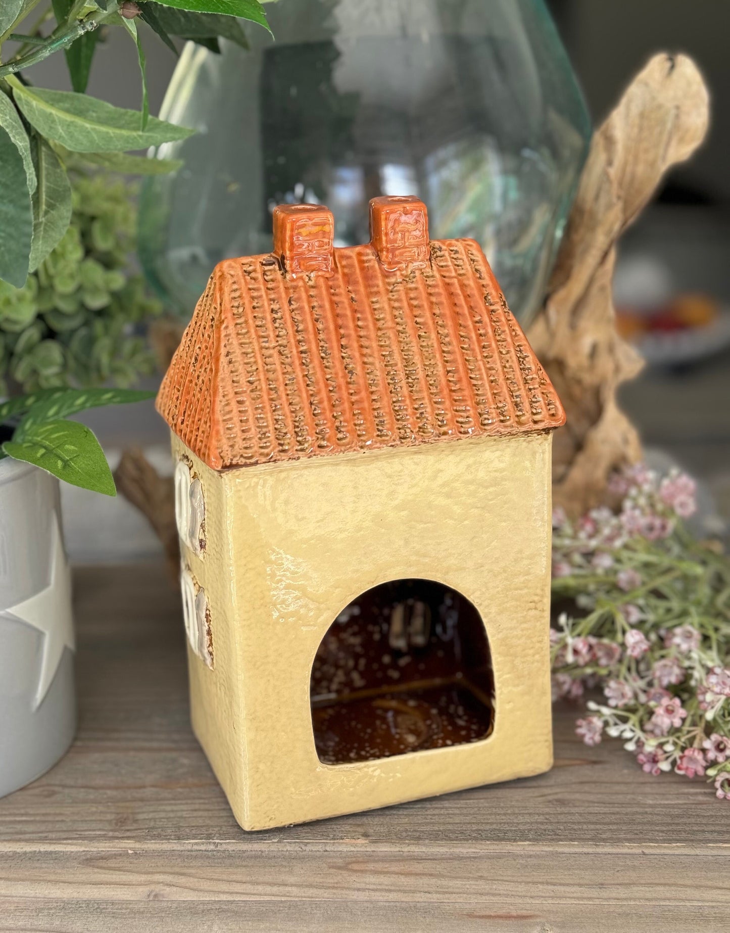 French Country Chateau Candle Holder