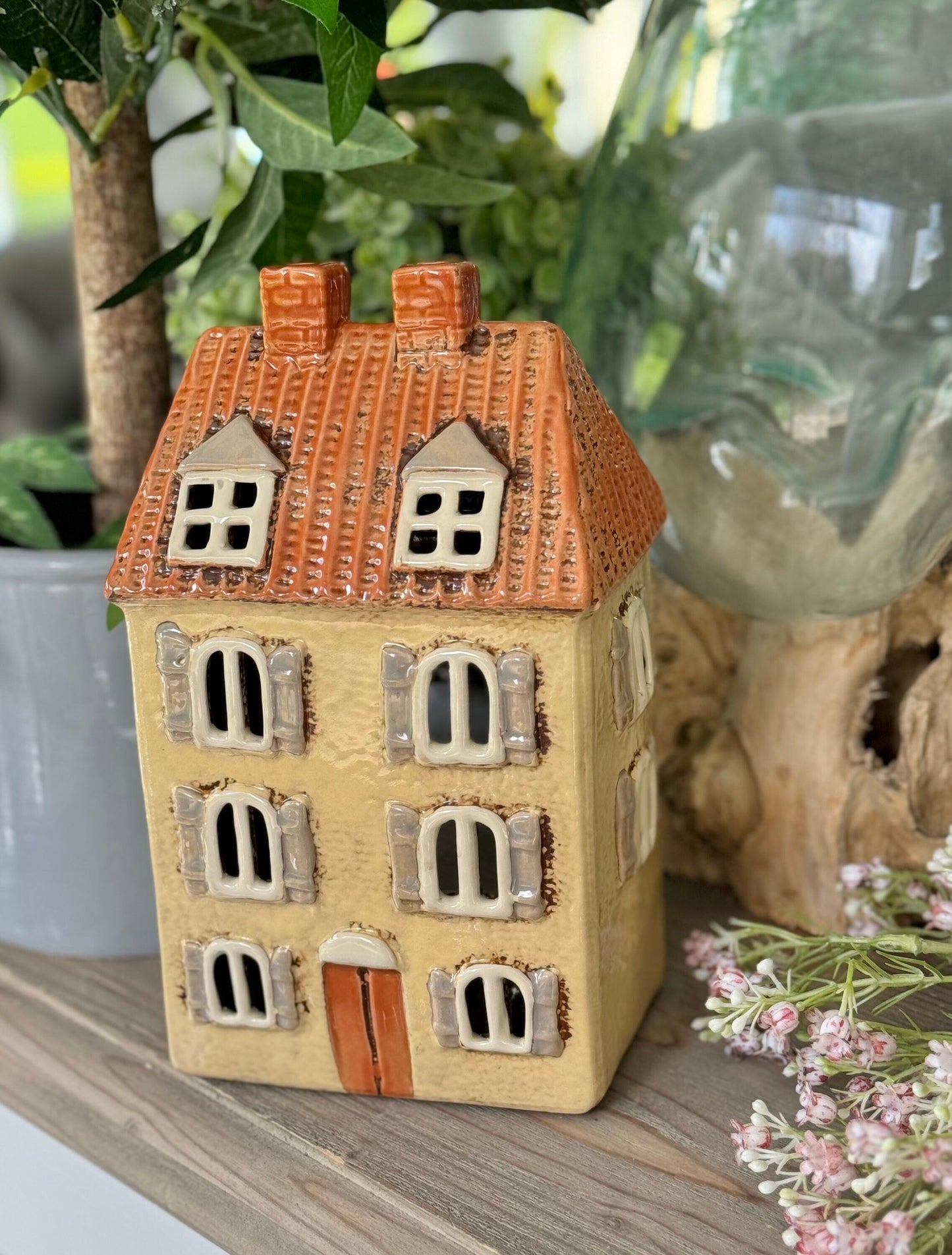 French Country Chateau Candle Holder