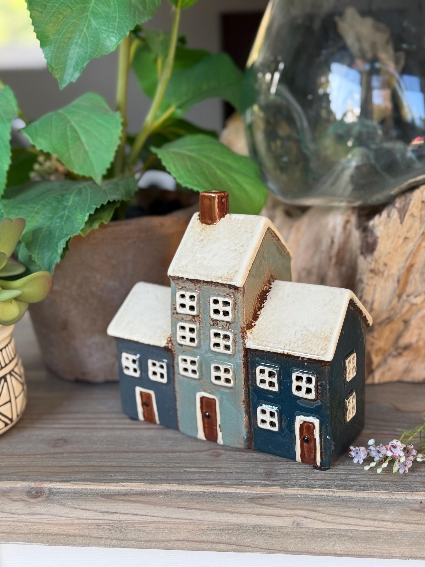 Country Chic Tealight Chateau