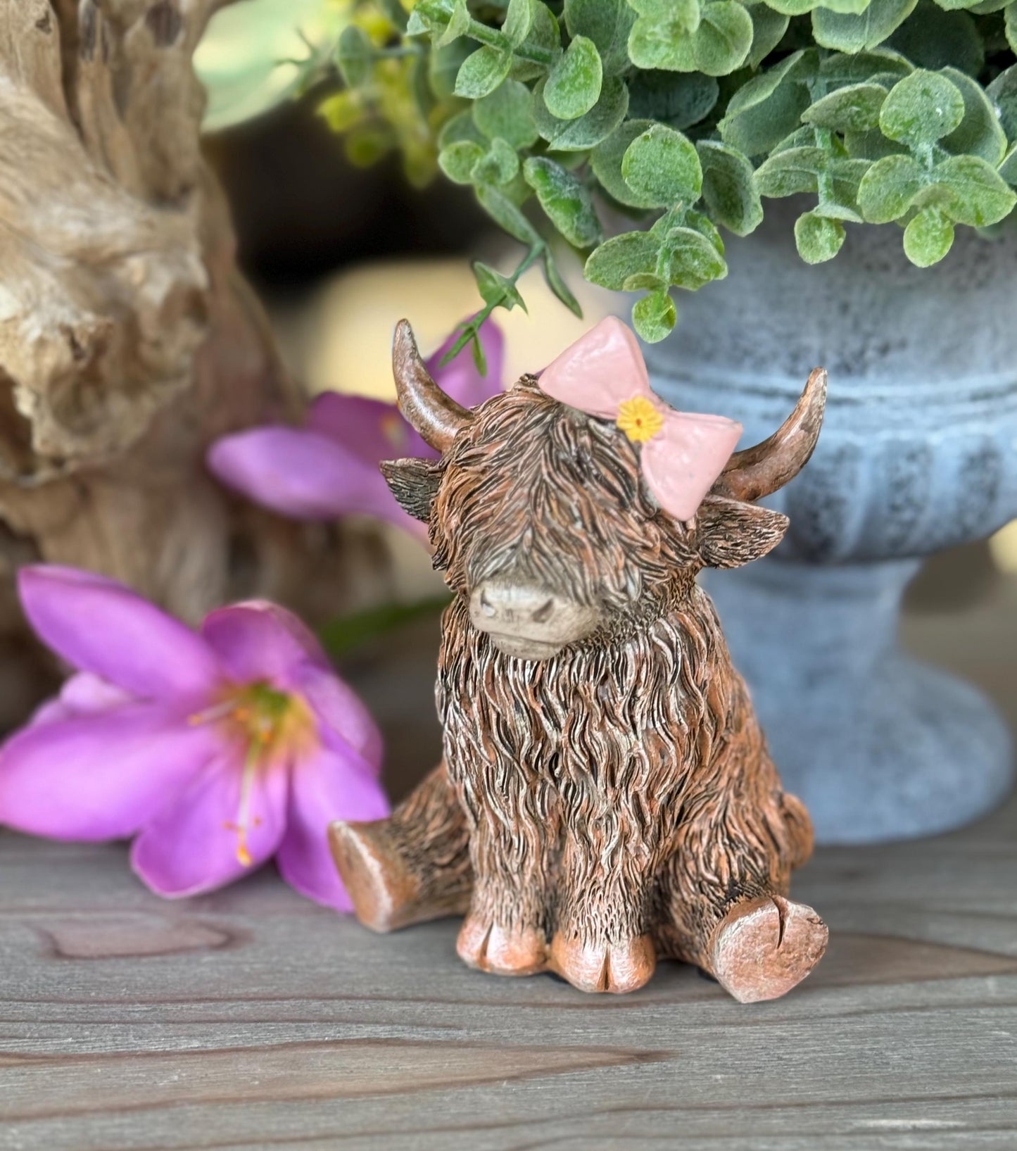 Happy Highland Cow Ornament - Choice of 2 Designs