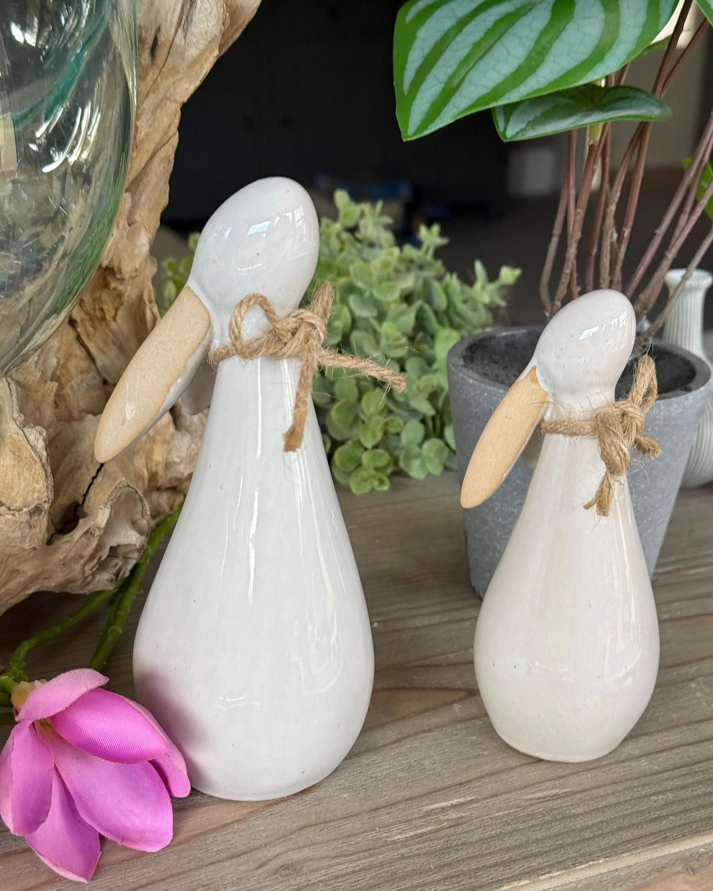 Ceramic White Bunny - Available in 2 Sizes