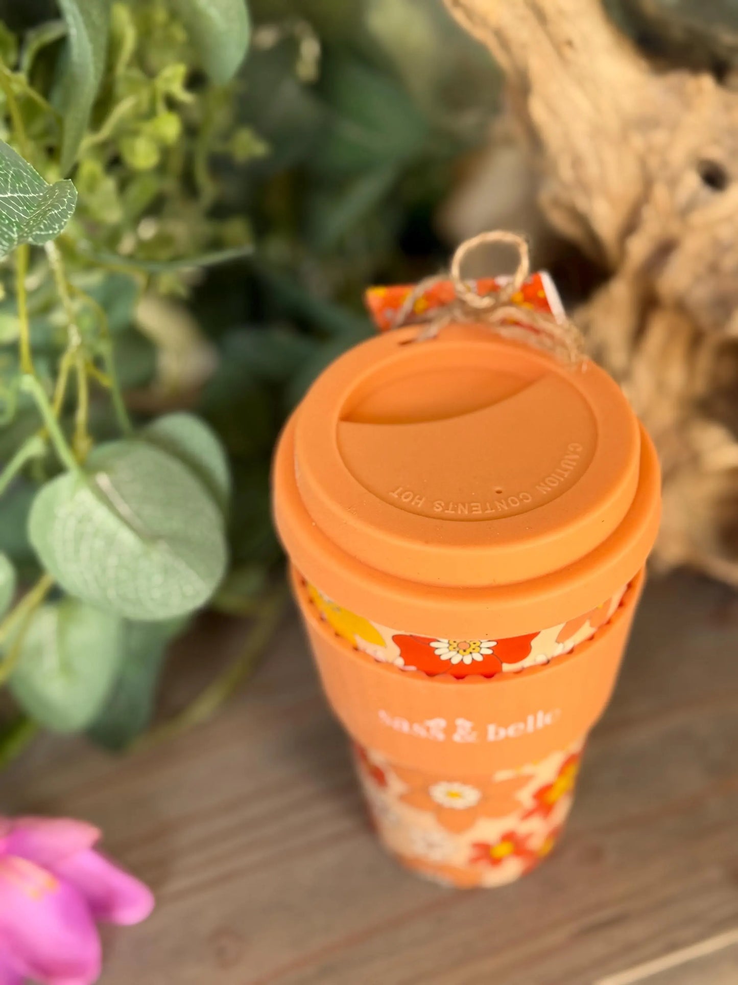 Travel Cup - Floral Pattern