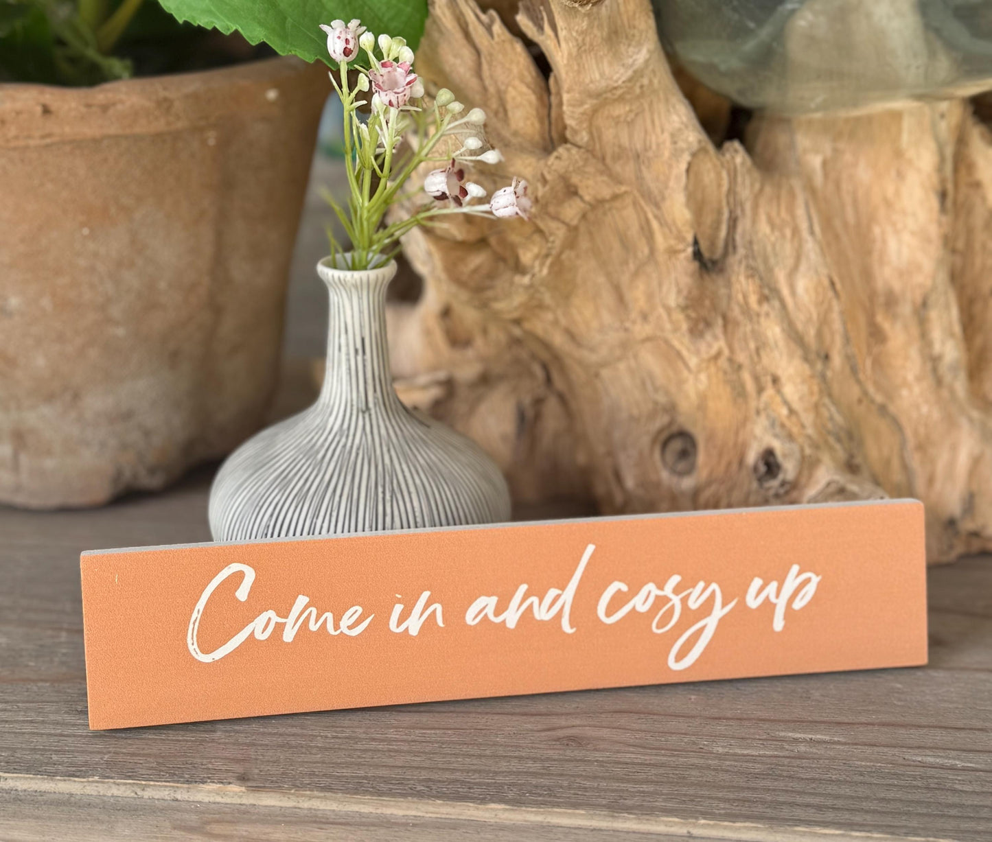 Wooden Autumn Fun Message Plaque/Sign