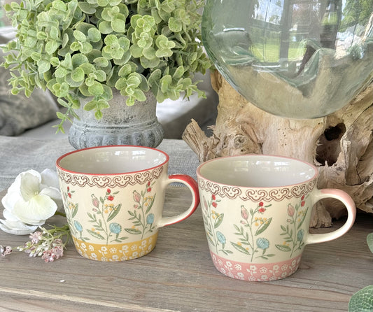 Elegant Rosehip Mug - Choice of 2 Designs