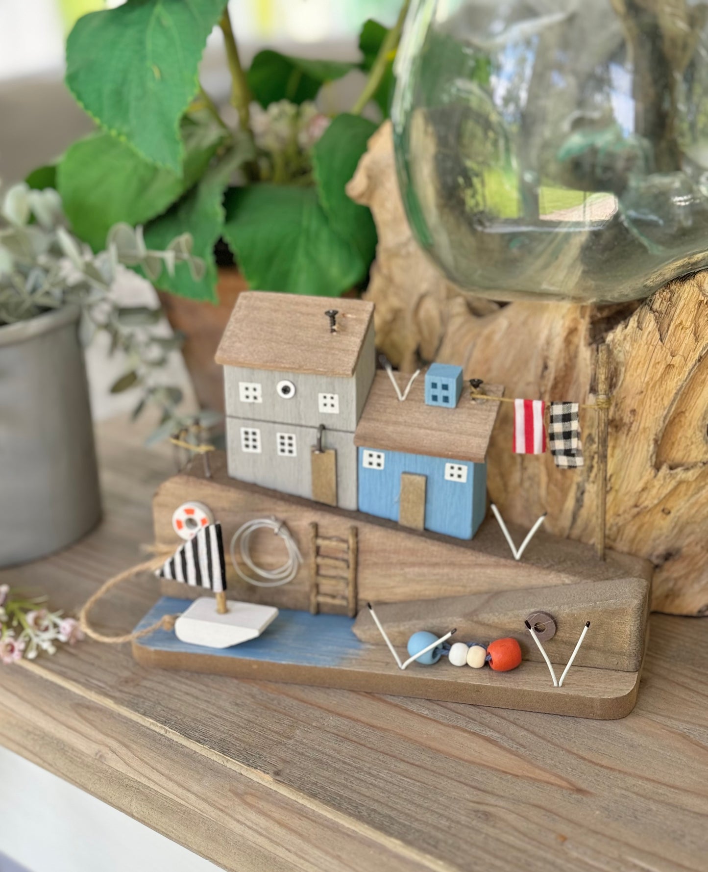 Seashore Wooden House Ornament
