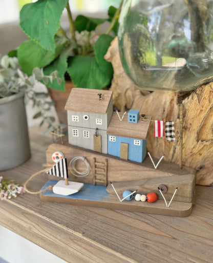 Seashore Wooden House Ornament