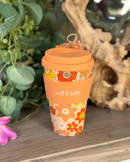 Travel Cup - Floral Pattern