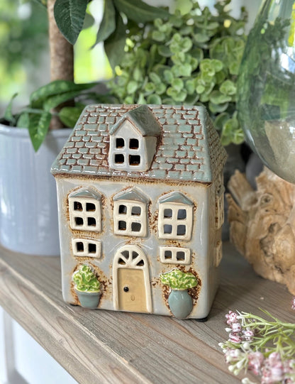 Country Chic Tealight Chateau
