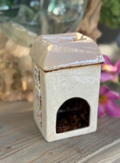 Cream Heart House Wax Melt/Oil Burner