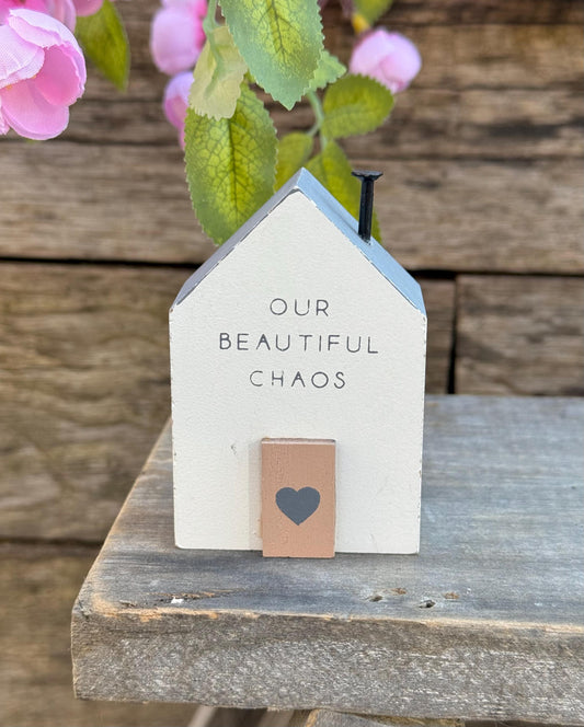 White Wooden House  "Our Beautiful Chaos"