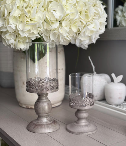 Metal Candlestick/Lantern/Hurricane