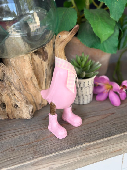 Hand Painted Wooden Duck - Available in 3 colours