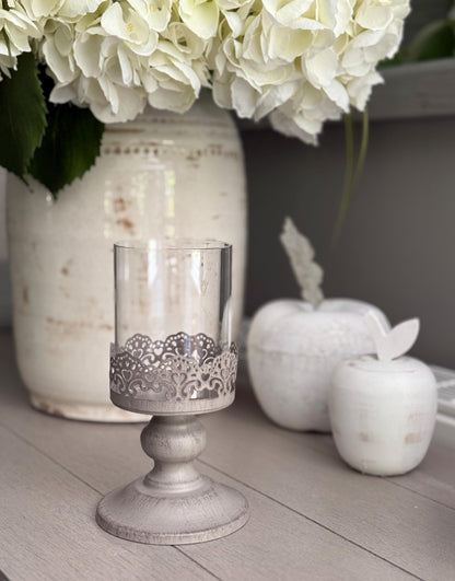 Metal Candlestick/Lantern/Hurricane