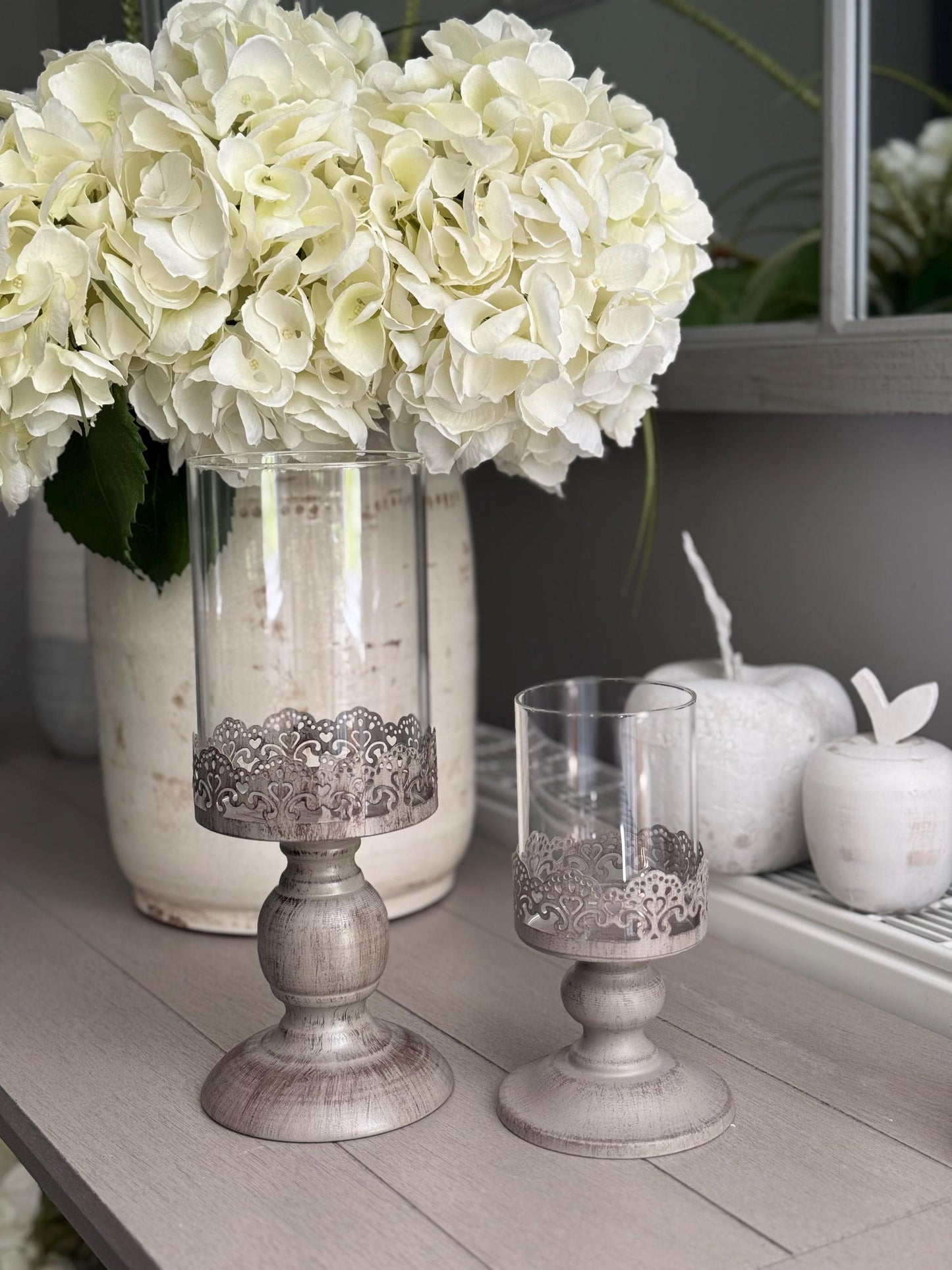 Metal Candlestick/Lantern/Hurricane