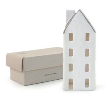 East of India Porcelain Tea Light House