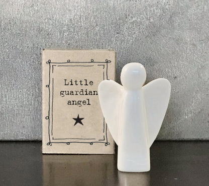 East of India Matchbox Porcelain Angel