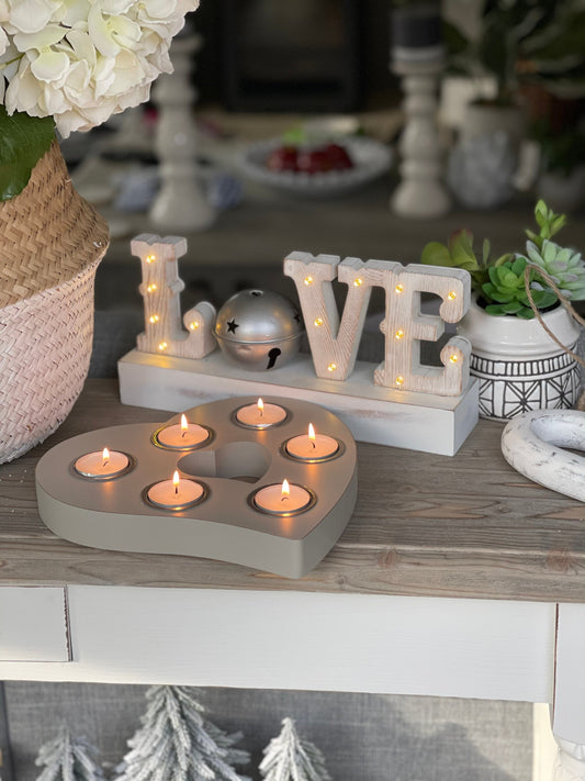 Heart 6 Tealight Holder