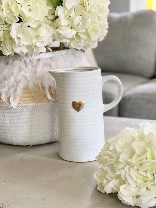 Parlane Gold Heart Cream Jug