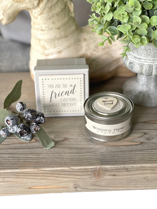 Boxed candle - Special friend