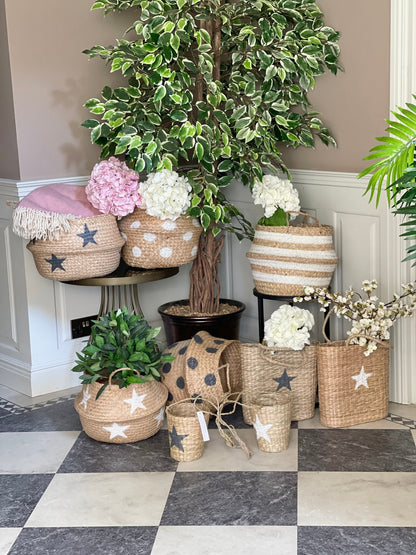 Seagrass Grey Star Basket