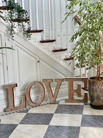 LOVE Metal LED Sign
