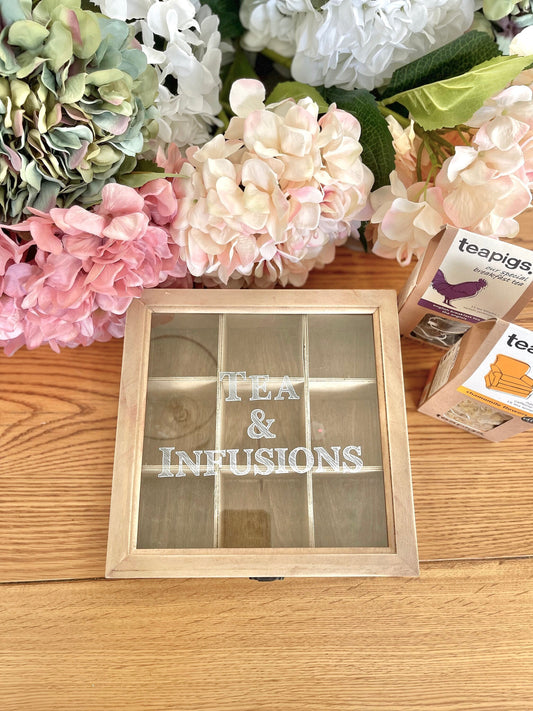 Specialist Teas and Infusions Wooden Storage Box