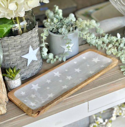 Mango Wood Star Tray