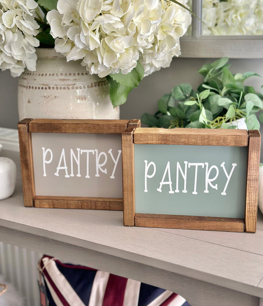 Wooden Sign - Pantry
