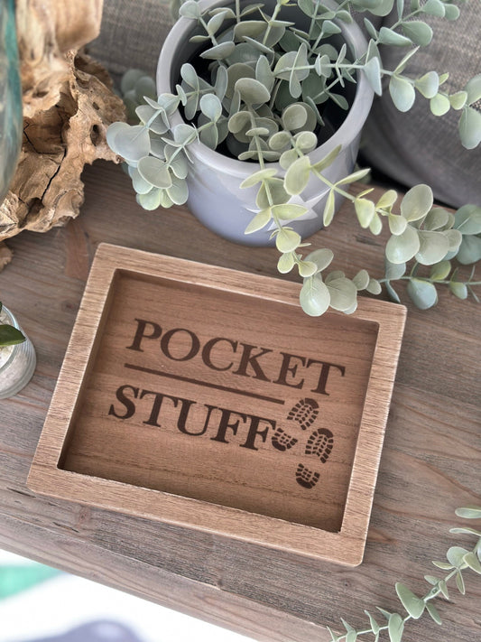 Wooden Tray - Pocket Stuff