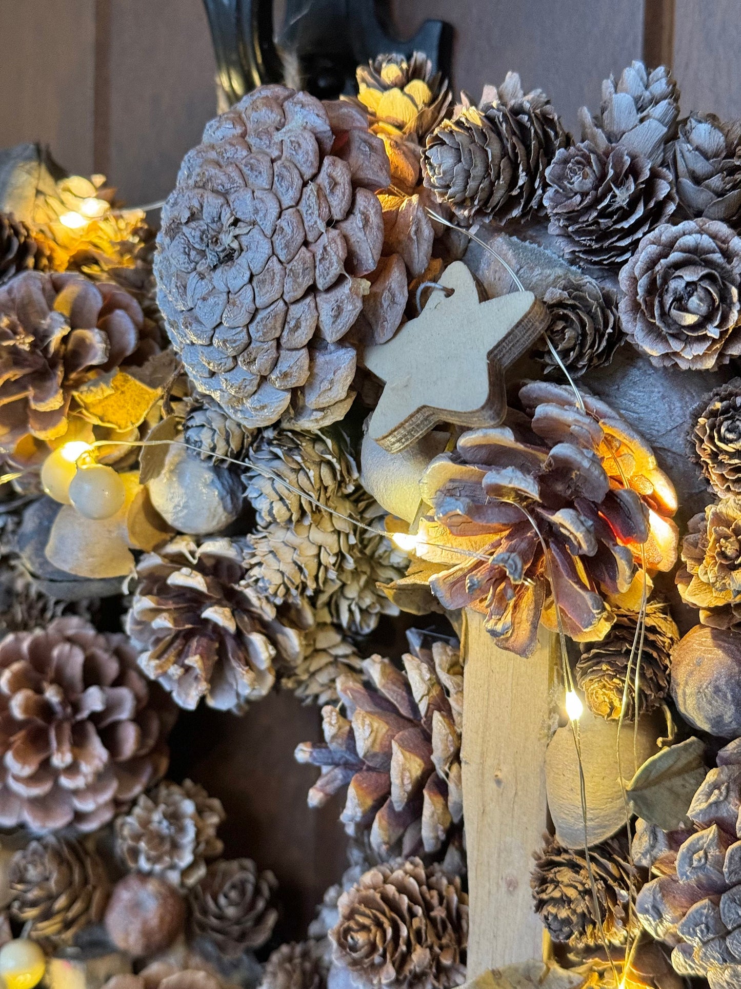 Christmas LED Heart Wreath